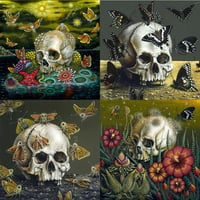 Image 1 of SKULL "MORTE"  SUPER-COLLECTION! ☠️ ALL 4  SOLD TOGETHER!