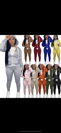 Image 1 of 2 piece jogging suit 