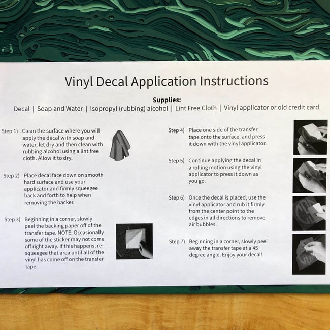 island vibes — cut vinyl decal