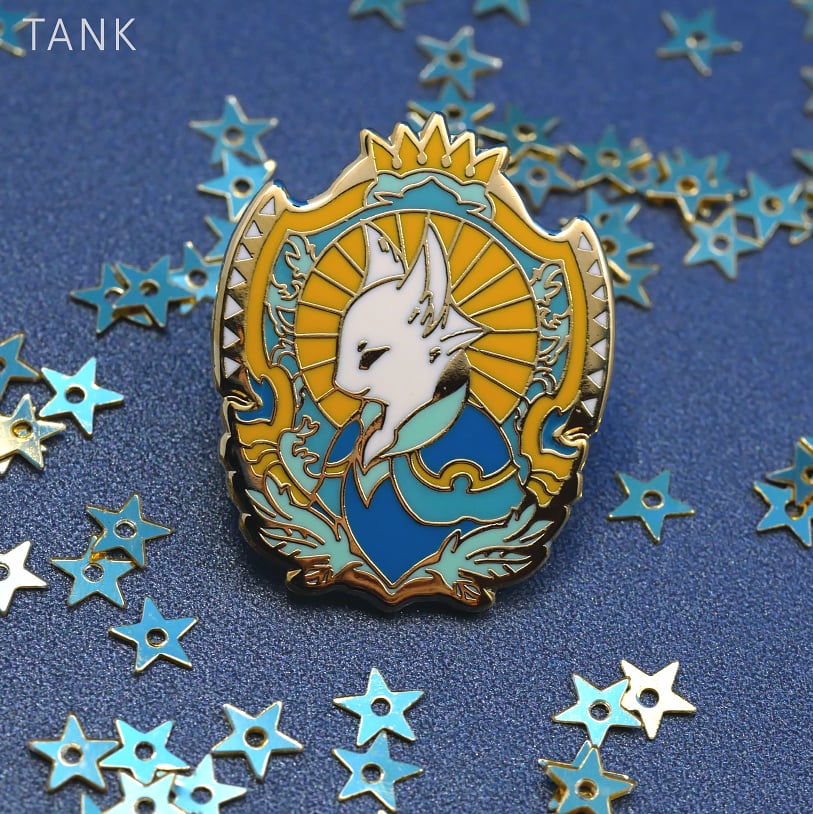 Cat RPG Trinity Enamel Pins