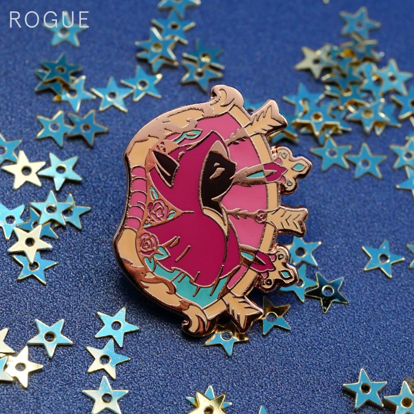 Cat RPG Trinity Enamel Pins