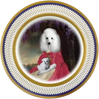 Image 1 of La Duquesa - Large Fine China Plate - #0774
