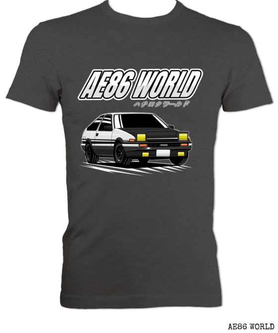 Image of AE86 WORLD T-Shirt  Trueno 