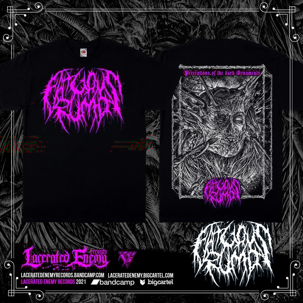 FATUOUS RUMP - neon logo Tshirt
