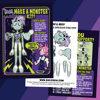 DIY MAKE A MONSTER PRINTABLE KIT (DIGITAL DOWNLOAD)