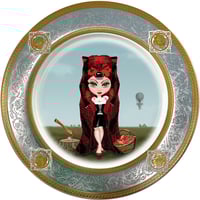 Image 1 of Rubricapula - Large Fine China Plate - #0775