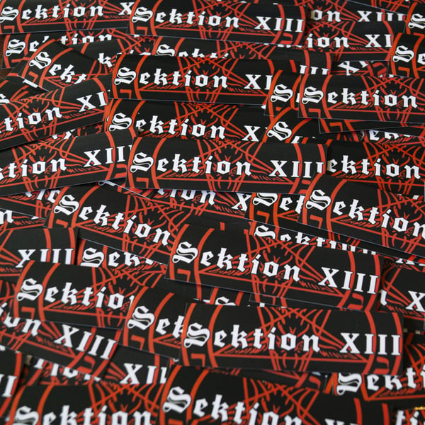 Image of Red pentagram stickers