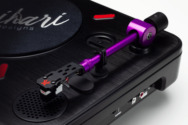 Image of Bihari Tonearm QRM PT01 Aluminium Violet