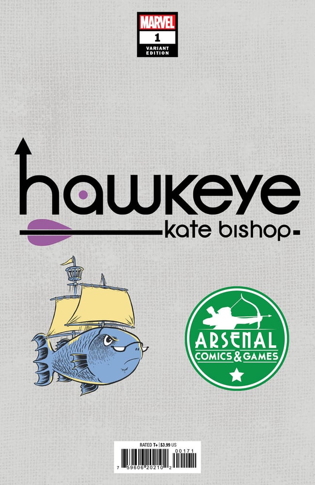 Image of Hawkeye Kate Bishop #1 ssalefish/arsenal exclusive 