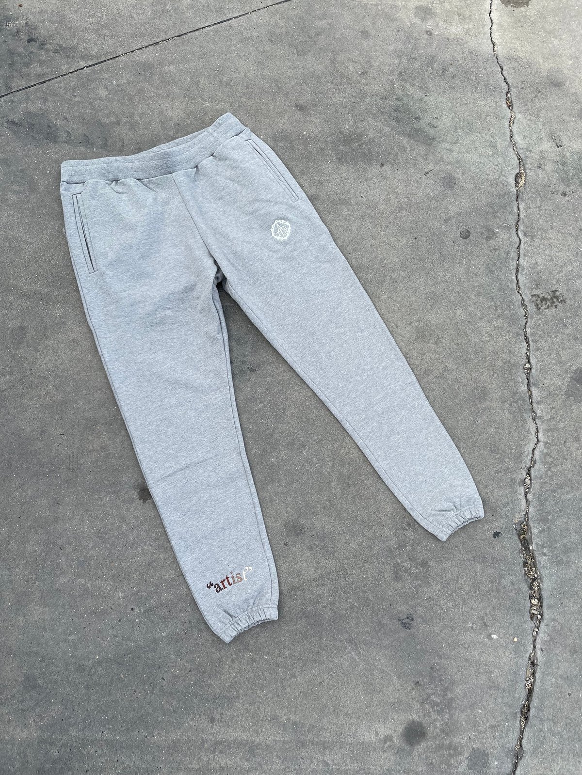 Image of “artist” Perfect Grey Joggers (glow in the dark)