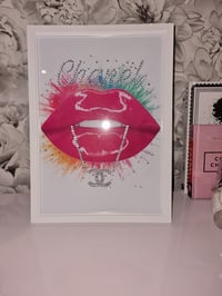 Image 2 of CC PINK GLOSSY LIP PRINT