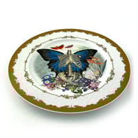 Image 2 of Skeleton N Wings - Fine China Plate - #0789