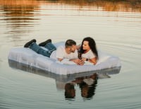 Image 2 of Couples Sunset Pond Session