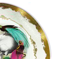 Image 3 of Faizan Skull - Large Fine China Plate - #0772