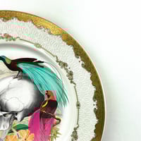 Image 3 of Faizan Skull - Fine China Plate - #0789