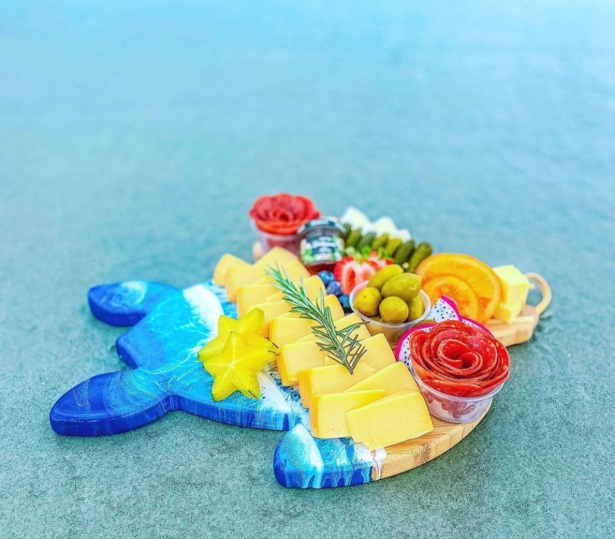 Made to Order Turtle Charcuterie Board JennysGeodes