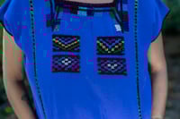 Image 2 of Purple Chenalhó Mayan Blouse, Chiapas, Handmade