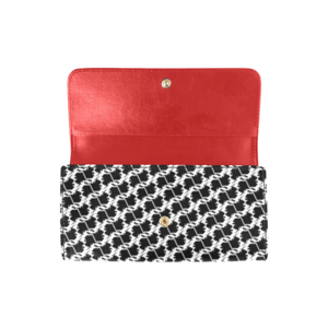 Image of Classic Huskytooth pattern clutch