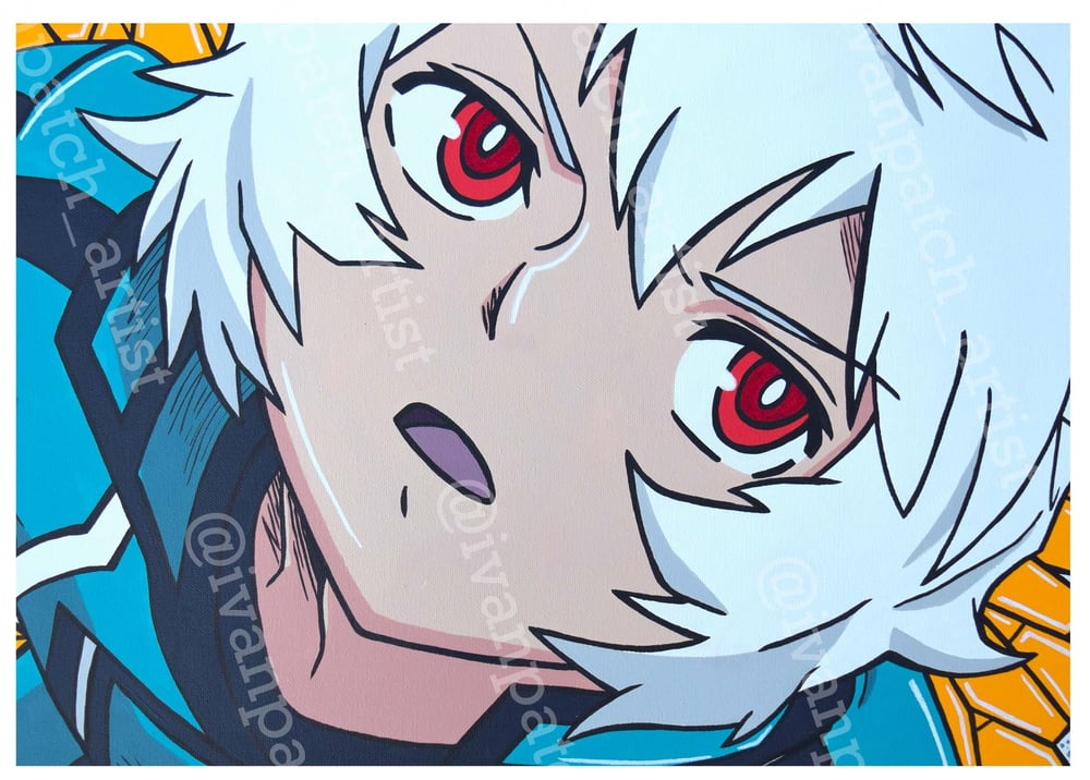 Image of Print- The White Haired Cyclone- Yuma