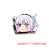 Lightning Dragon Maid Peeking Sticker