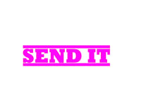 Image 3 of Send it Large Window Sticker