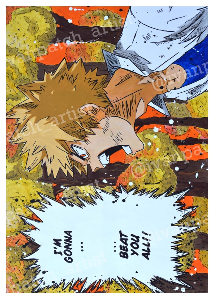 Image of 5x7 Print- Bakugo's Resolve