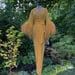 Image of Butterscotch Sheer Selene Ostrich Dressing Gown 10% OFF DISCOUNT CODE: FEMMEFATALE