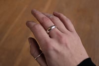 Image 2 of Extra Wide Sterling Silver Band