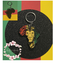 Image 1 of Africa keychain