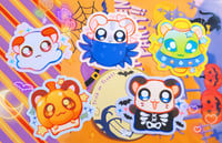 Image 2 of halloween party ham stickers