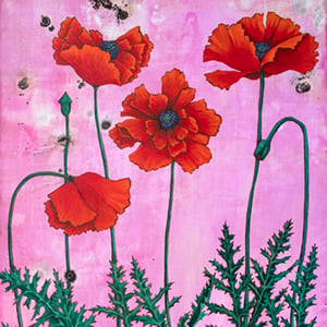"Poppies #3" by Jenn Rawling