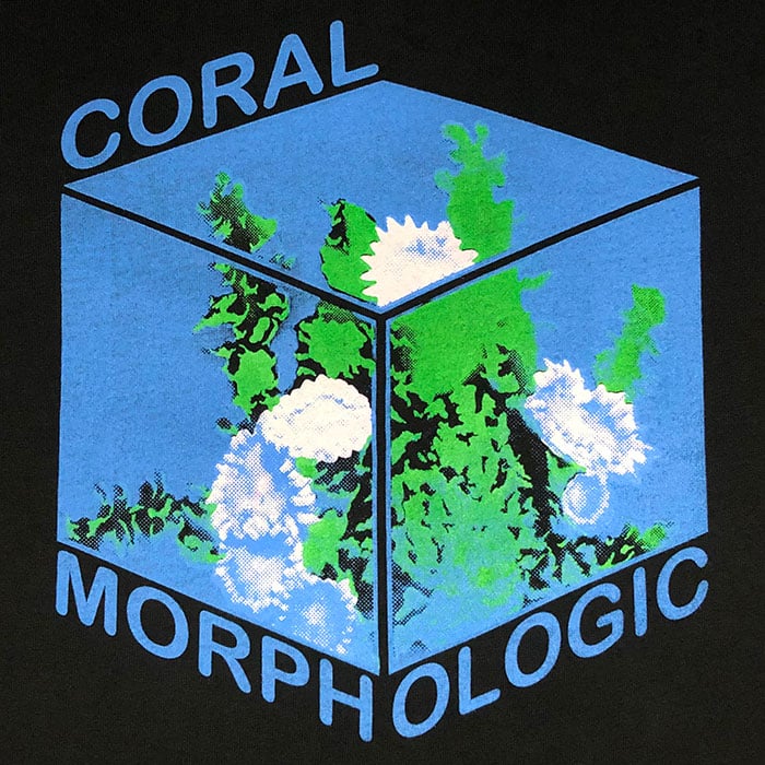 Image of Coral Morphologic Glow In The Dark Tee 