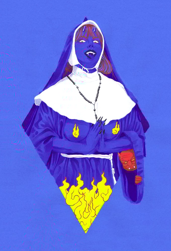 Image of 'Nuns Have More Fun' Giclee Print