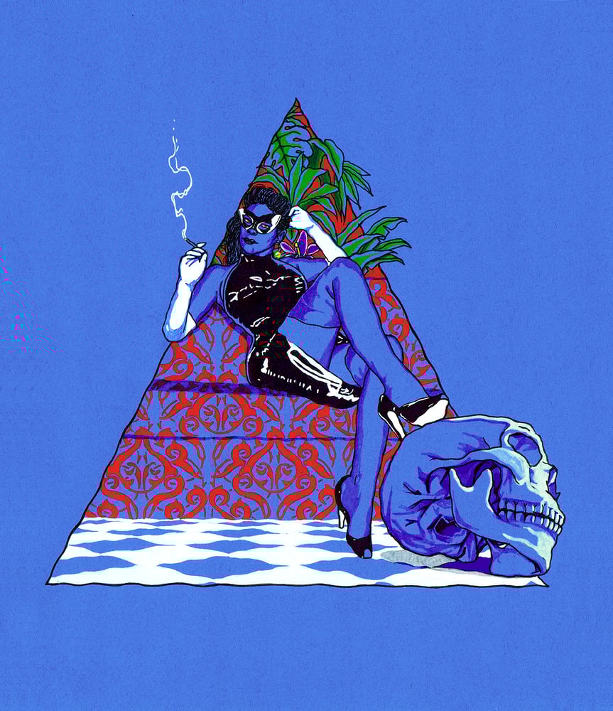 Image of 'Gatekeeper of the Azure Canopus' Giclee Print