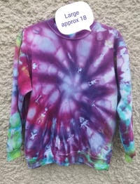 Ice dyed sweater ~ adult unisex 