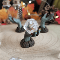 Image 2 of Zombie Hand Dice Display