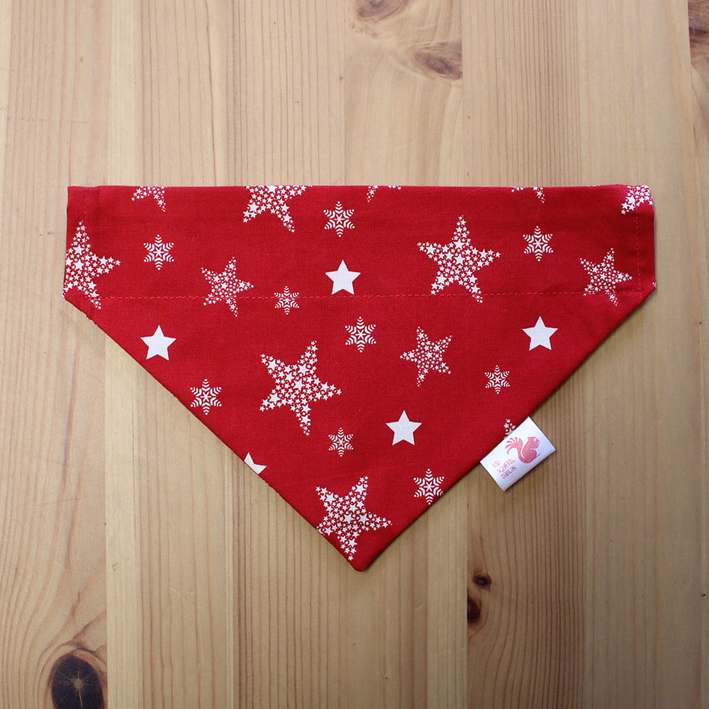 Image of Christmas stars pet bandana