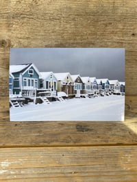 Snowy Huts 1 card - 2010