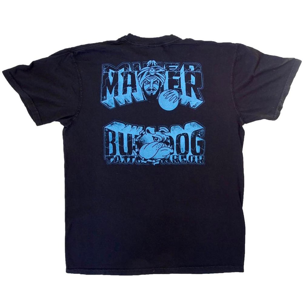 Mined Matter X Bulldog Tattoo Parlor Tee Black and Blue