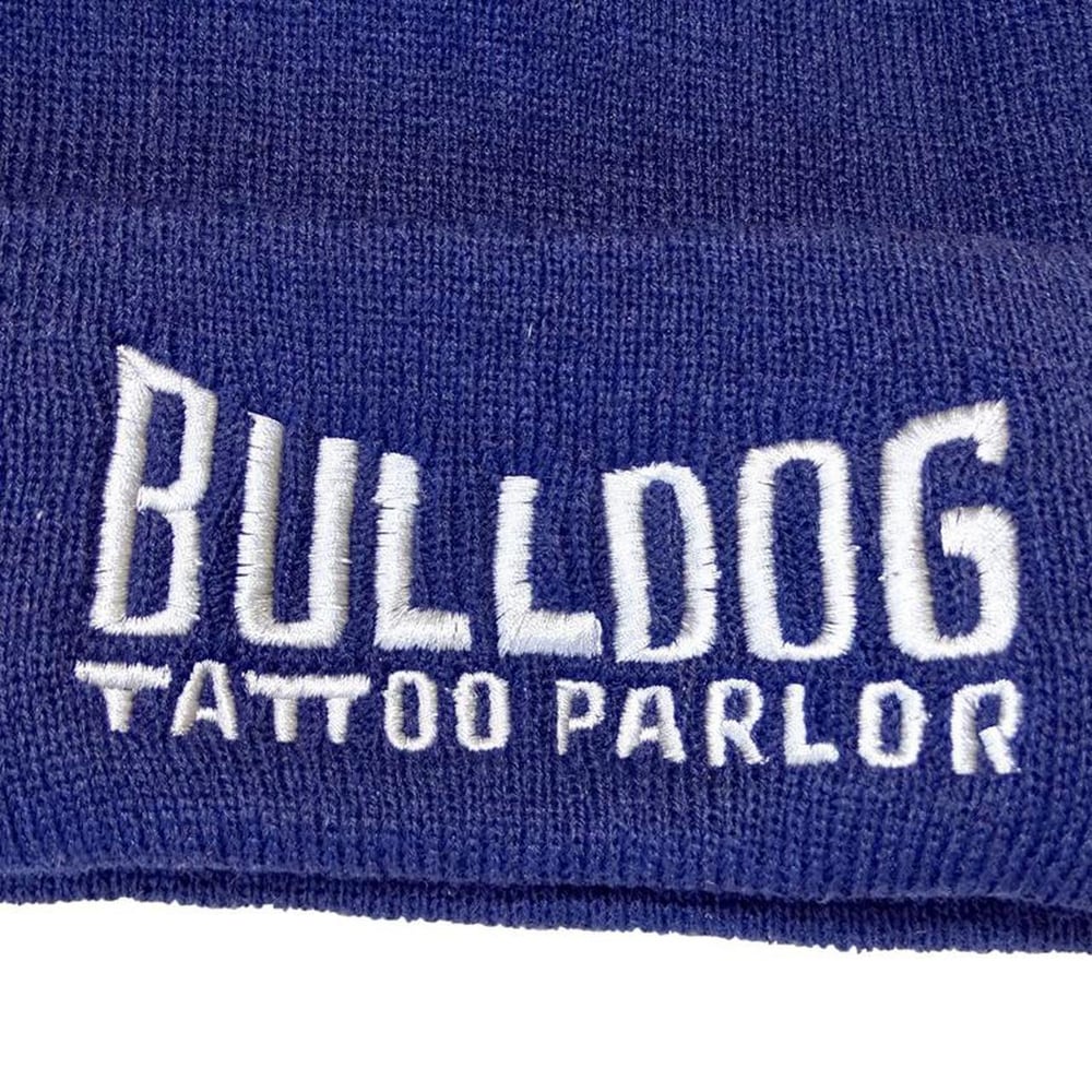 Mined Matter X Bulldog Tattoo Parlor Double Sided Beanie Navy