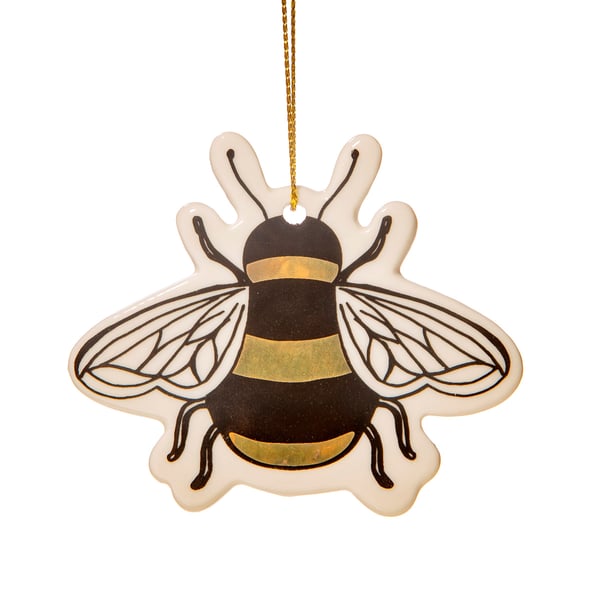 Image of Ceramic Bumblebee Decoration