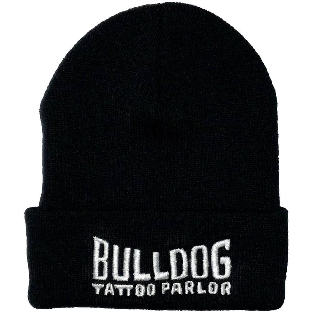 Mined Matter X Bulldog Tattoo Parlor Double Sided Beanie Black