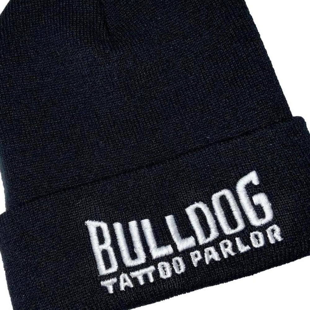 Mined Matter X Bulldog Tattoo Parlor Double Sided Beanie Black