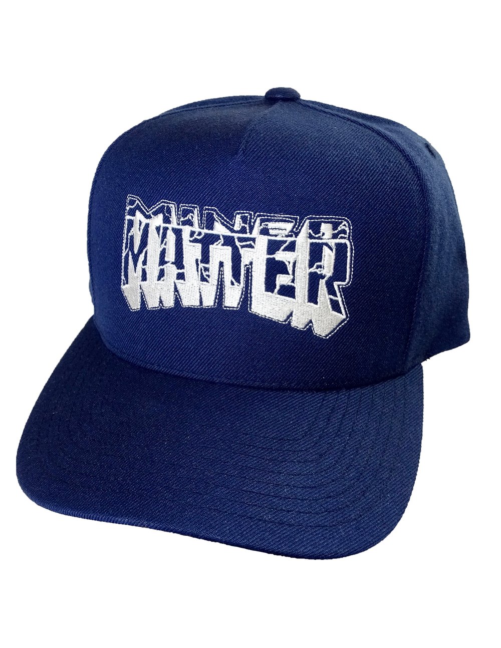 Mined Matter Stone Henge Embroidered Snapback Hat - Navy