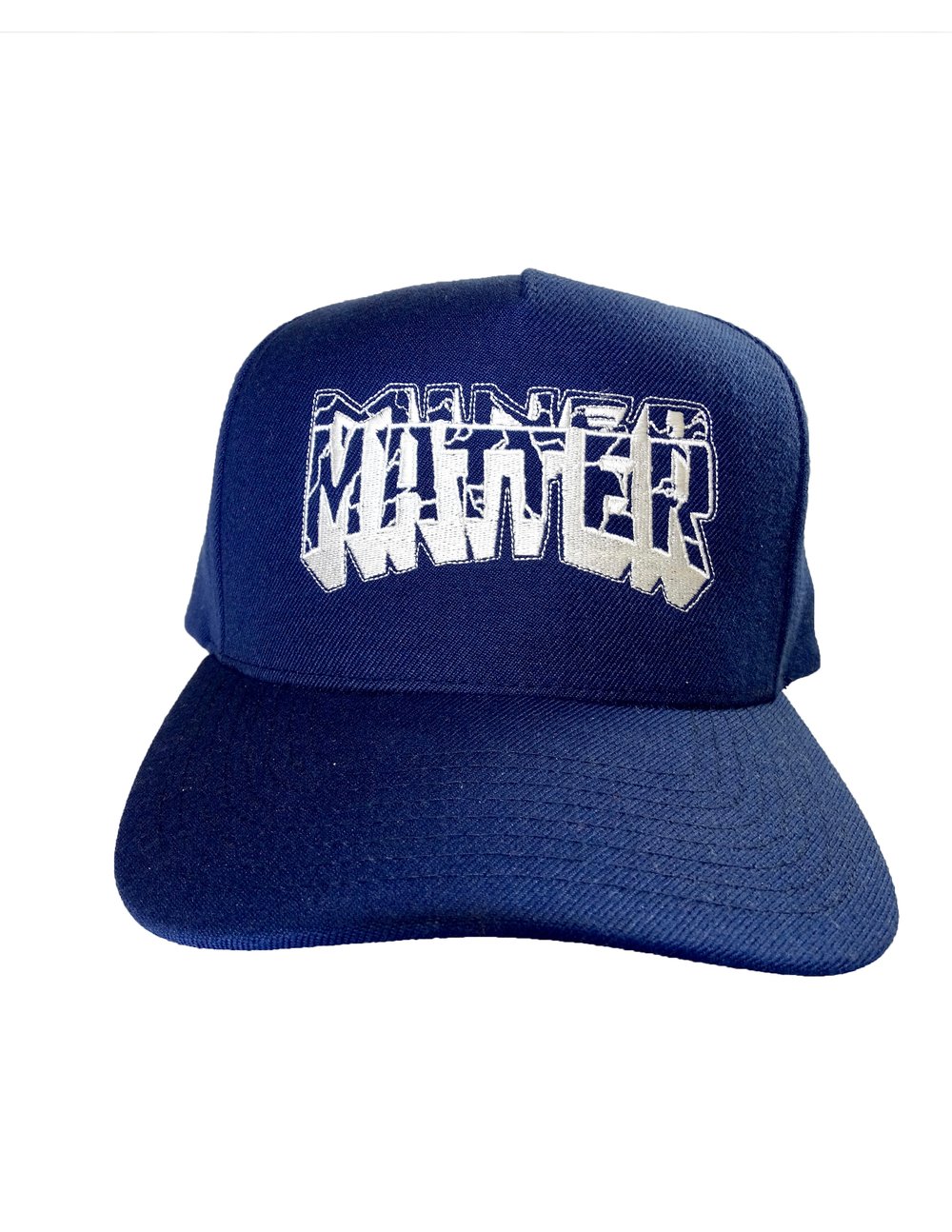 Mined Matter Stone Henge Embroidered Snapback Hat - Navy