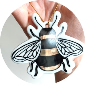 Image of Ceramic Bumblebee Decoration