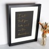 You Look Good On The Dancefloor Framed Woodcut