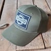 Grin Moto Logo Cap - Olive Green