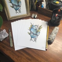 Image 3 of Baby Blue Crystal- A5 print