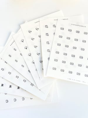 Image of Quarter Sheet Line 2.0 Icons